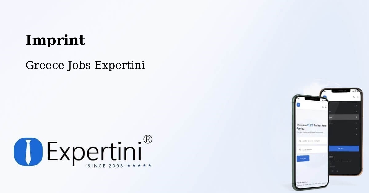 Imprint – Káto Soúlion - Greece Jobs Expertini